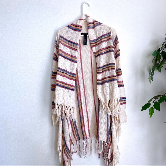 Forever 21 Sweaters - FOREVER 21 | Colorful Boho Knit Cardigan